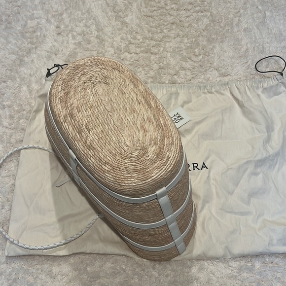 Large Altuzzara Watermill Tote - Natural White - Picture 5 of 6